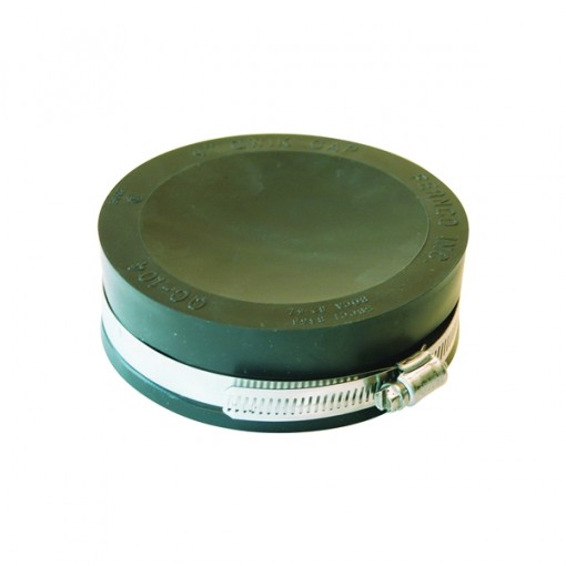 FERNCO QC-104 Pipe Cap, 4 in, PVC