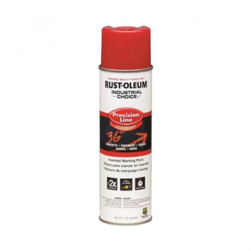RUST-OLEUM INDUSTRIAL CHOICE 203029 Marking Paint, Semi-Gloss, Safety Red, 20 oz Aerosol Can