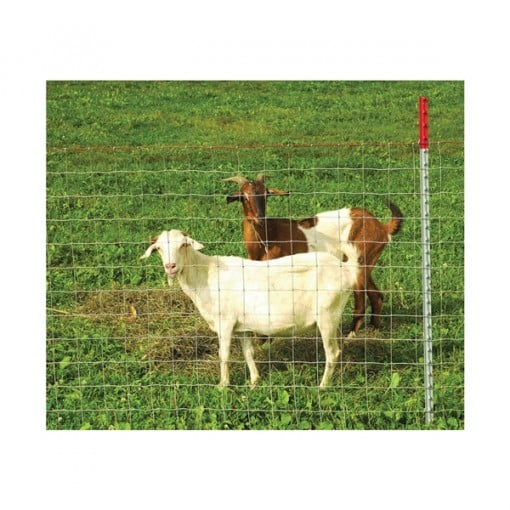 Red Brand Square Deal 70315 Sheep and Goat Fence, 4 x 4 in Mesh, 330 ft L, 48 in H, 12.5 ga