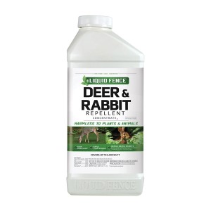 LIQUID FENCE 71136-1 Concentrate Deer and Rabbit Repellent, 5000 sq-ft ...