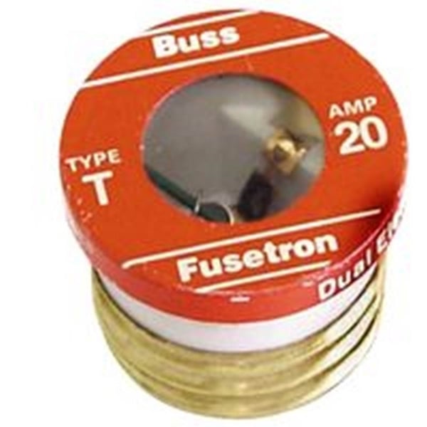 Bussman Bpt 20 Time Delay Plug Fuse 20 A 125 V 10 Ka Ir Wilco