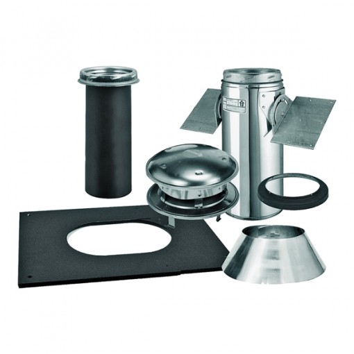 SELKIRK 206621 Pitched Ceiling Support Kit, Type Class A Pipe, Stainless Steel, For Model SSII