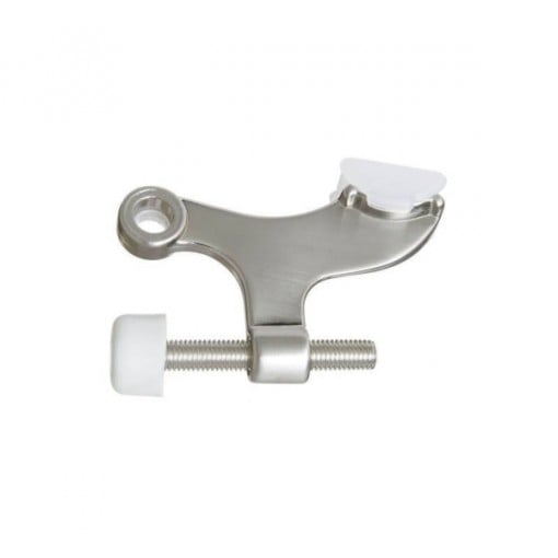 National Hardware N325-589 Hinge-Pin Door Stop, Zinc, Satin Nickel