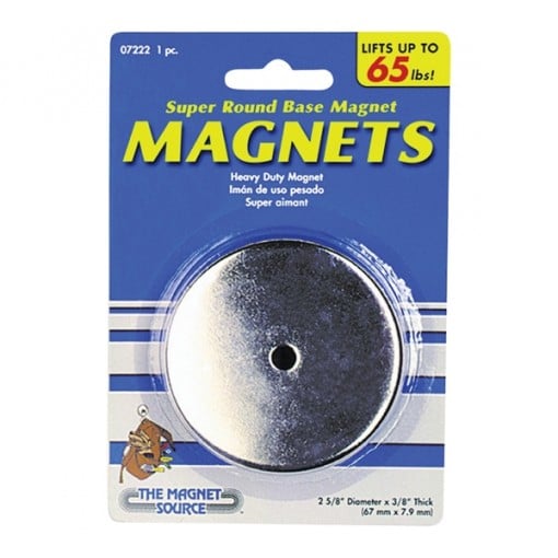 Magnet Source 07222 Round Base Magnet, Ceramic