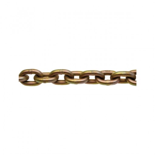 Campbell 0510626 Transport Chain, 6600 lb Working Load Limit, 3/8 in, Carbon Steel, Chrome Yellow/Zinc
