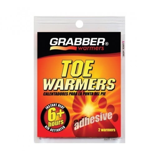 Grabber Warmers TWES8 Non-Toxic Toe Warmer, 100 deg F Average, 107 deg F Max, 6 hr Continuous Warmth