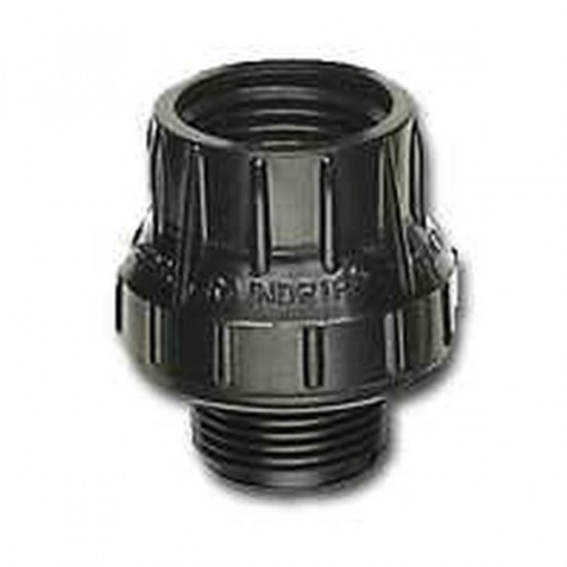 Raindrip R620CT Anti-Siphon Hose Adapter, 3/4 in Size, ABS