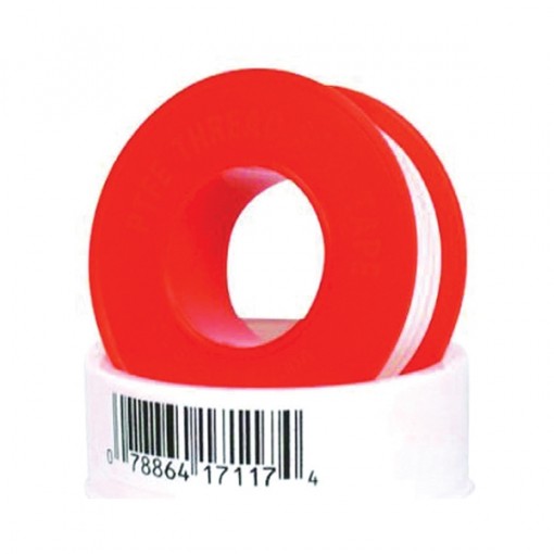 HARVEY 017117-500 Thread Seal Tape, PTFE, Red/White