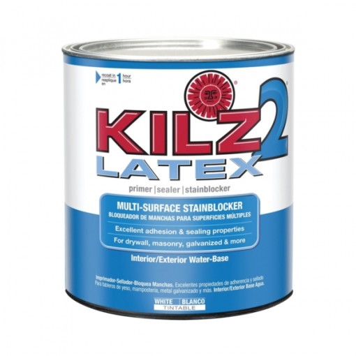 Kilz 20002 Premium Exterior Primer, White, 1 qt