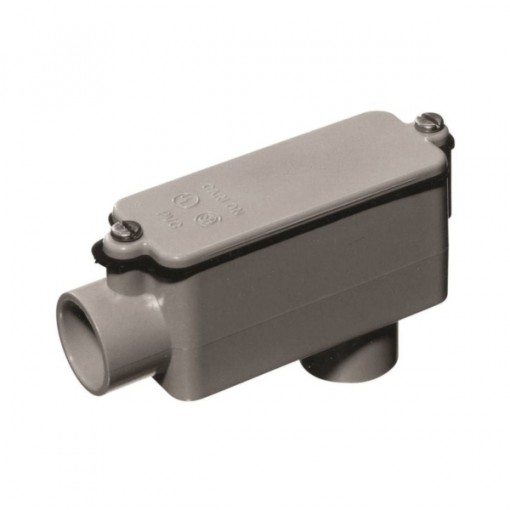 Carlon E986GR Conduit Body, Gray