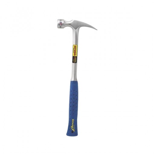 Estwing E3-28SM Rip Claw Framing Hammer, 28 oz Head, Steel Head, 16 in OAL, Blue Handle