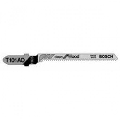 Bosch T101BR Jig Saw Blade, HCS, Metallic