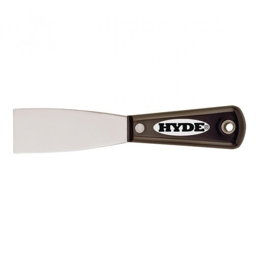 HYDE Black & Silver 02150 Putty Knife, 1-1/2 in W HCS Blade