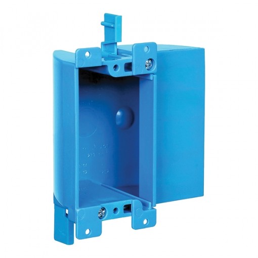 Carlon B117RSW Outlet Box, Clamp Cable Entry, Clamp Mounting, PVC