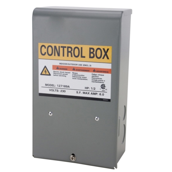 Flint & Walling Control Box for Submersible Pump, .5 HP, 230V Wilco