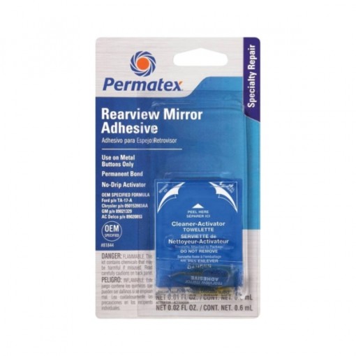 Permatex 81844 2-Part, Professional Strength Rearview Mirror Adhesive