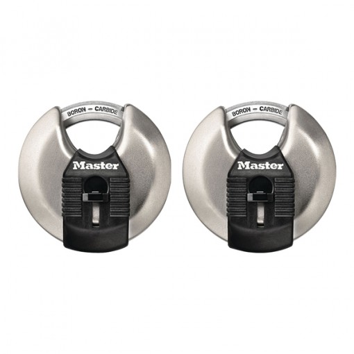 Master Lock Magnum M40XT Padlock, 2-3/4 in W Body, Stainless Steel