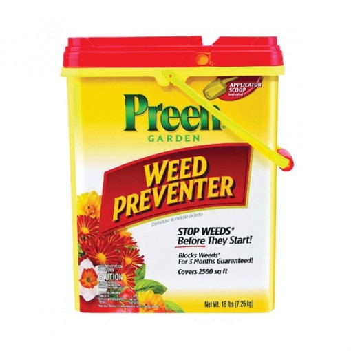 Preen 24-63800 Weed Preventer, 16 lb Drum
