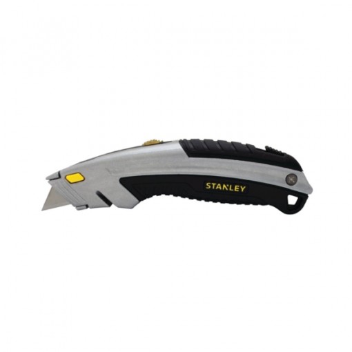 STANLEY 10-788 Utility Knife, 2-7/16 in L x 3 in W Blade, Ergonomic Black/Gray Handle