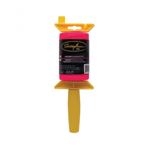 Stringliner 25462 Line Reel, 500 ft L Line, Fluorescent Pink Line