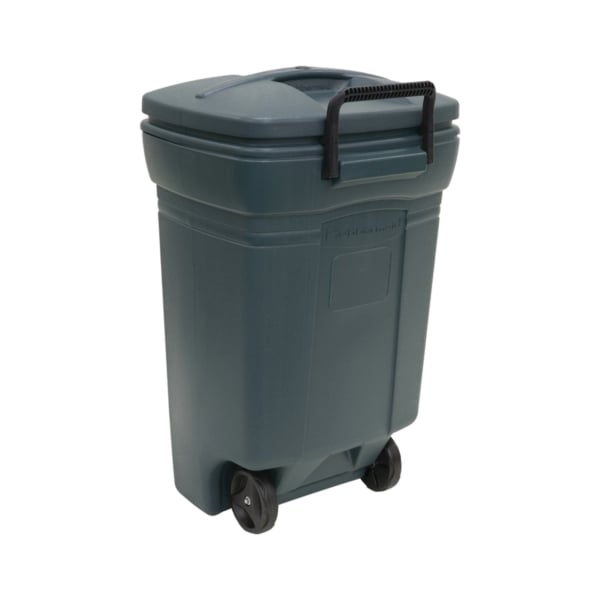 Rubbermaid Roughneck Wheeled Trash Can, Rubbermaid Outdoor Trash Cans With Wheels