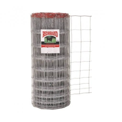 Red Brand 70207 Field Fence, 330 ft L, 47 in H, 12-1/2 ga, Steel