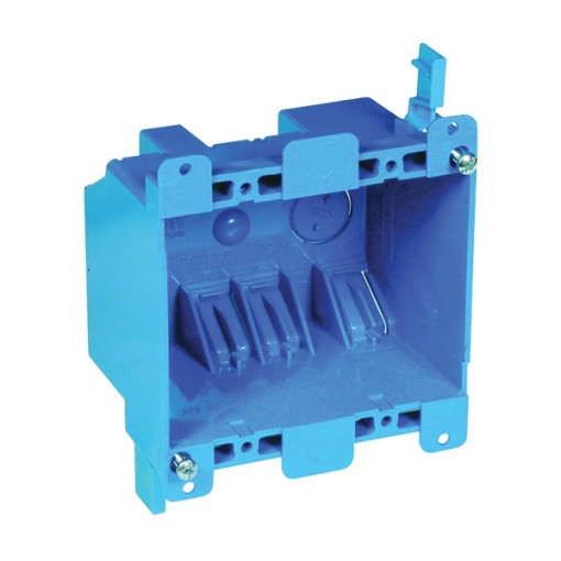 Carlon B225R-UPC Outlet Box, Clamp Cable Entry, Clamp Mounting, PVC