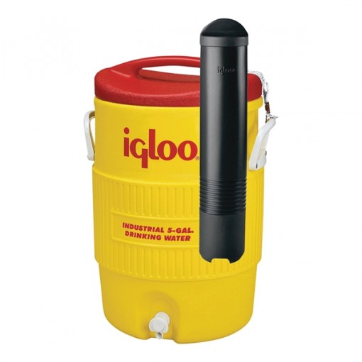 IGLOO 11863 Water Cooler, 5 gal Tank, Red/Yellow