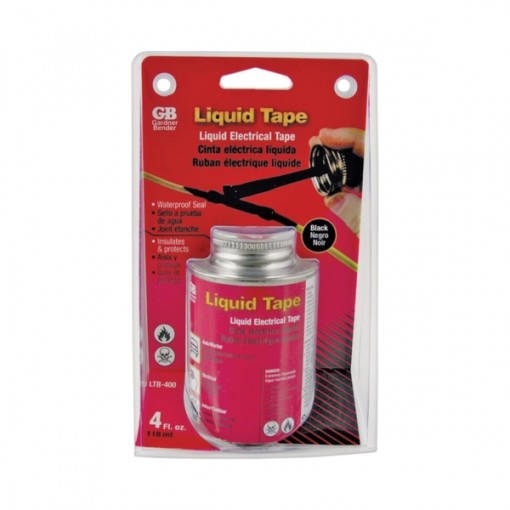 GB LTB-400 Liquid Electrical Tape, 4 oz Bottle