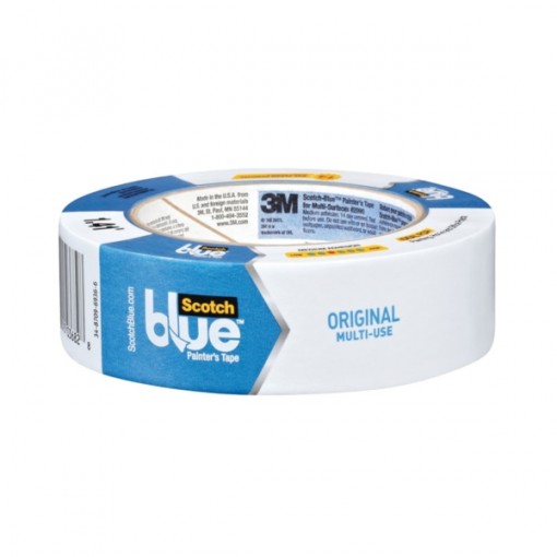 ScotchBlue 2090-36A Long, Multi-Use Painter's Tape, 60 yd L, 1.41 in W, 5 mil Thick, Acrylic Adhesive, Blue