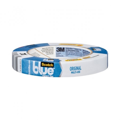 ScotchBlue 2090-24A Long, Multi-Use Painter's Tape, 60 yd L, 0.94 in W, 5 mil Thick, Acrylic Adhesive, Blue