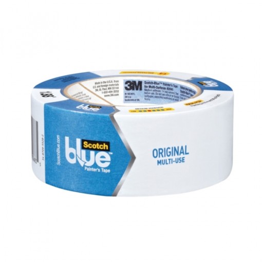 ScotchBlue 2090-48A Long, Multi-Use Painter's Tape, 60 yd L, 1.88 in W, 5 mil Thick, Acrylic Adhesive, Blue