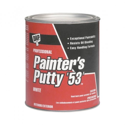 DAP 12244 Painter's Putty, White, 1 qt Tub