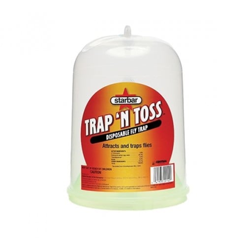 Starbar Trap 'N Toss 100520149 Disposable Fly Trap, Granular