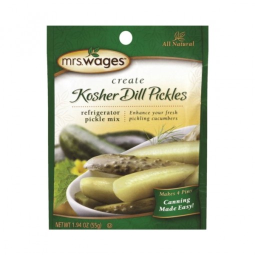 Mrs. Wages W626-DG425 Kosher Dill Refrigerator Pickle Mix, 1.94 oz Pouch