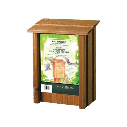 North States 1641 Bat House, 20 to 25 Brown Bats Weight Capacity, Cedar Wood
