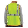 Carhartt 100501-323BL-XL Hi-Visibility Vest, XL, Mens, 46 to 48 in Fits to Chest, Polyester, Brite Lime