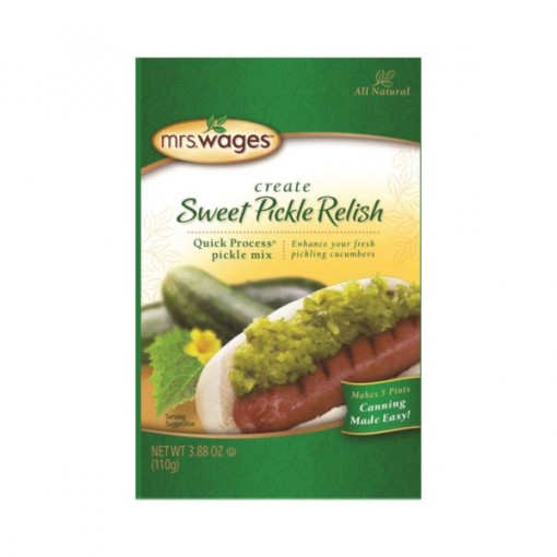 Mrs. Wages W660-J4425 Sweet Pickle Relish, 3.9 oz Pouch
