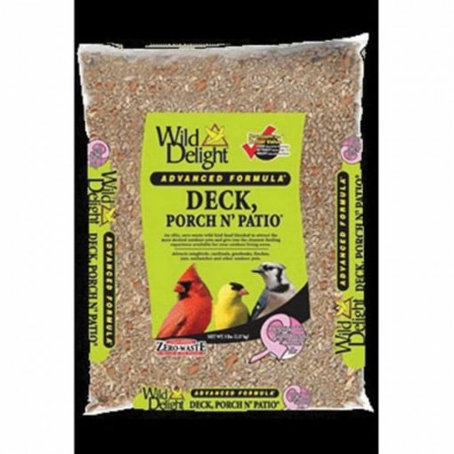 Wild Delight 374050 Porch N Patio Bird Food, 5 lb Bag