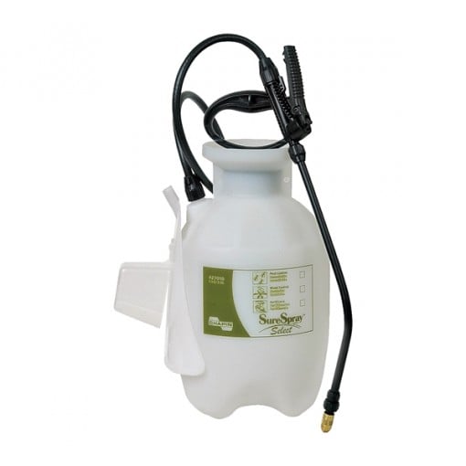 CHAPIN SureSpray 27010 Compression Sprayer, 1 gal Tank, 3 in Fill Opening, Poly Tank, Poly Handle