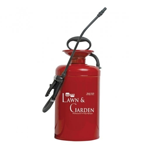 CHAPIN Lawn & Garden Series 31420 Compression Sprayer, 2 gal Tank, 3 in Fill Opening, Steel Tank, Poly Handle