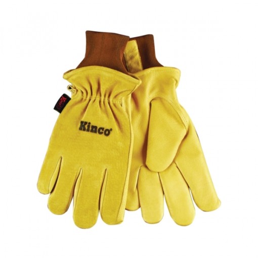 Heatkeep 94HK-M Protective Gloves, M, Pigskin Leather, Gold