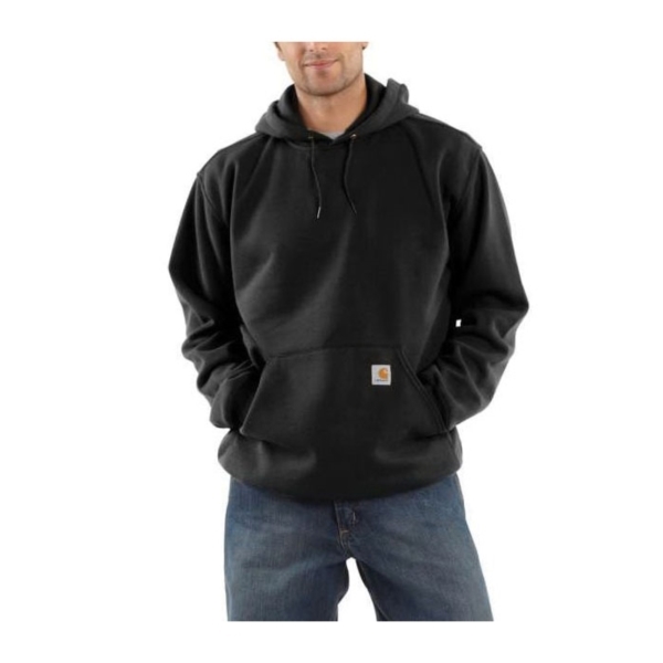 Carhartt K121 BLK Midweight Hooded Pullover Sweatshirt Black Regular 2xl for sale online 