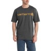 Carhartt K195-413-L T-Shirt, L, Cotton, Dark Cobalt Blue Heather