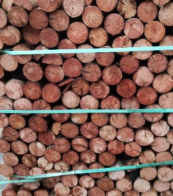 Douglas Fir & Hemlock Mix Firewood Pallet, 1/2 Cord
