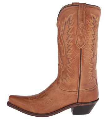 ladies leather cowboy boots