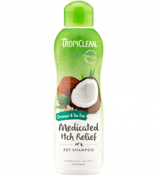 Tropiclean Medicated Oatmeal and Tea Tree Dog Shampoo, 20 oz.