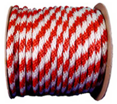 Polypropylene Rope, Solid Braid, Red/White, 5/8-In, Per Ft. - Wilco Farm  Stores