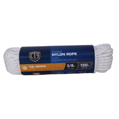 338-wa 3/8 x 100' Twisted Nylon Rope