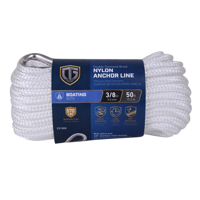 3/8x50' Anchor Rope 642291